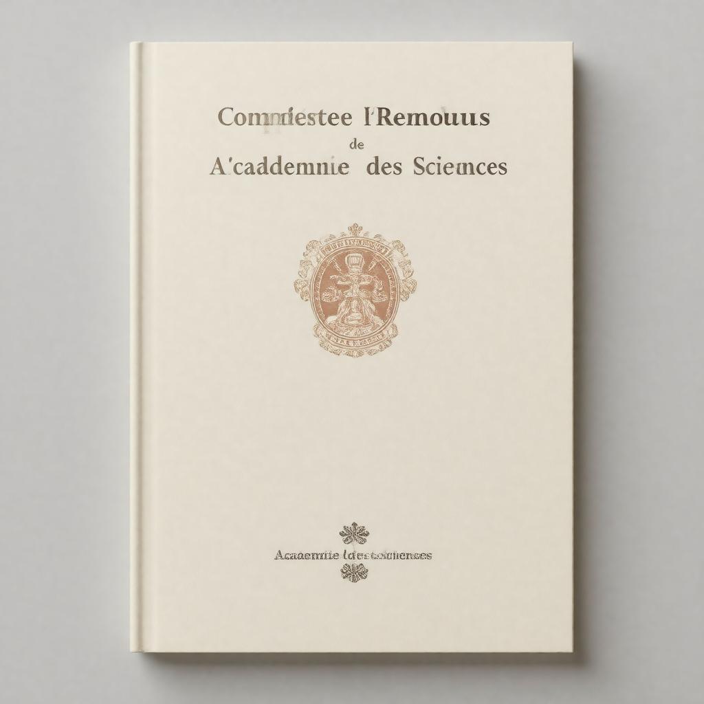Comptes rendus de l'Académie des Sciences